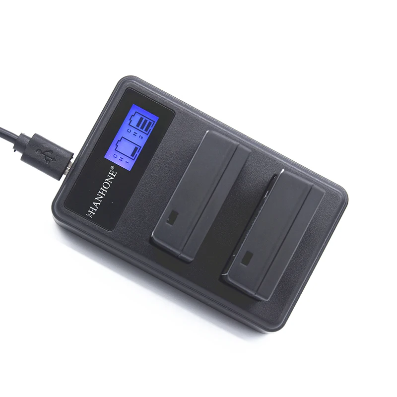 5 шт. аккумуляторы 1600 мАч и зарядное устройство с двумя USB-портами для Panasonic LUMIX GF6 GF5