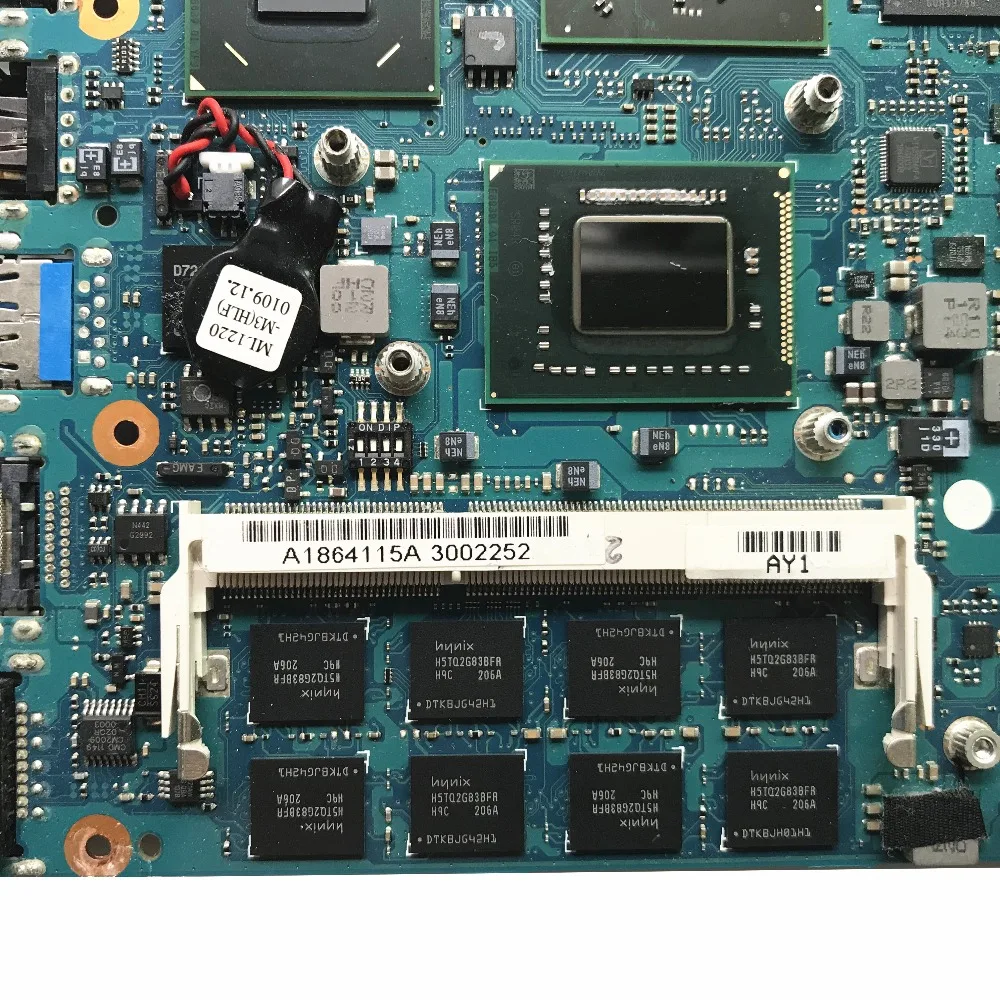 Для SONY VPCSA 13,3 дюймов материнская плата для ноутбука HM67 MBX-237 A1864115A с i7-2640M процессором 4 Гб ram HD6630M 1 ГБ протестированная Быстрая