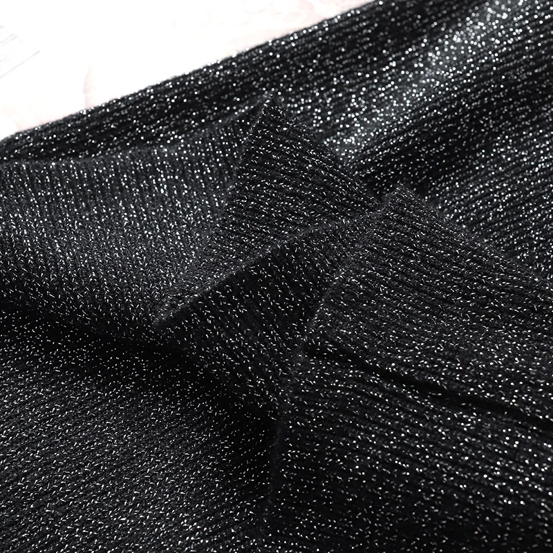 

2019 Autumn Winter O-Neck collar long sleeve women sweater Pullover female knit bright line sexy slim bottoming Tops shirt CZ250
