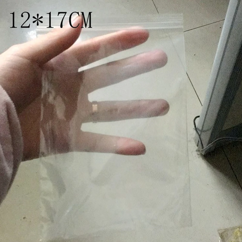 10 шт./Лот Прозрачные полиэтиленовые пакеты 12 х17 см | Украшения и аксессуары