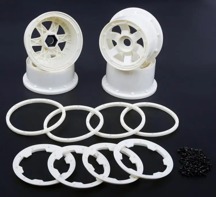 Нейлоновая колесная втулка super star с кольцевым замком для 1/5 HPI RACING KM Baja 5B 5T 5SC TDBX FS MCD