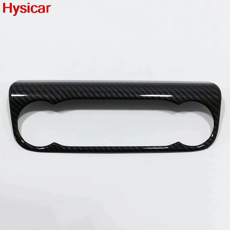 HSYICAR Для Ford Focus 2019 Кнопки переключения кондиционера рамки панели отделки стиля автомобильных аксессуаров интерьера ABS Карбоновое волокно на.