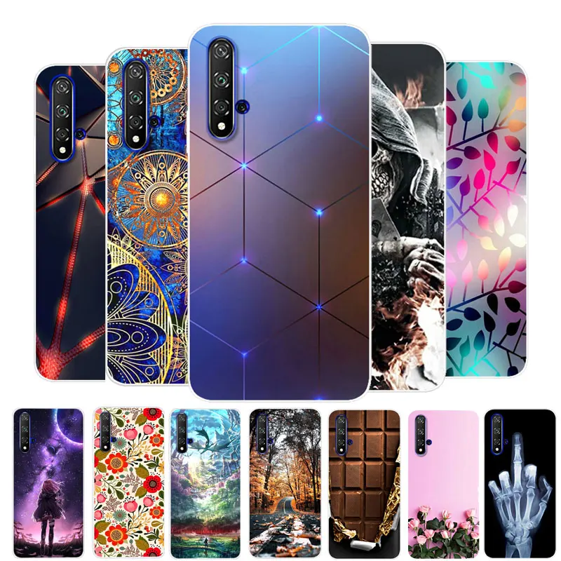 Для Nova 5T чехол huawei Nova 5T чехол силиконовый ТПУ Мягкая задняя крышка чехол для huawei Nova5T чехол Чехол Nova 5T 5 T бампер