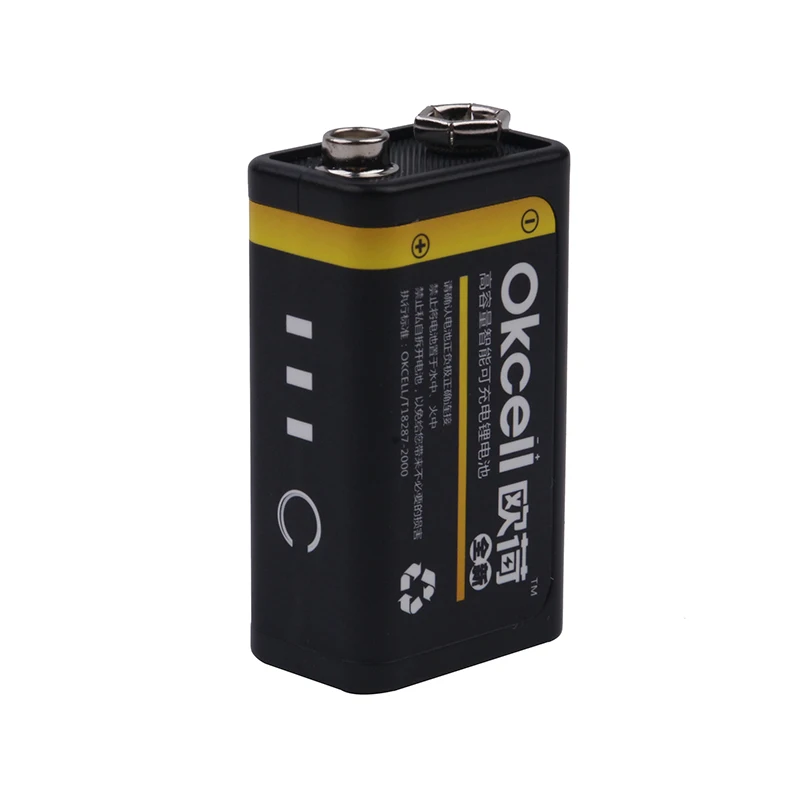 Оригинальный USB аккумулятор OKCELL 9 В 800 мА/ч портативная микро батарея модель