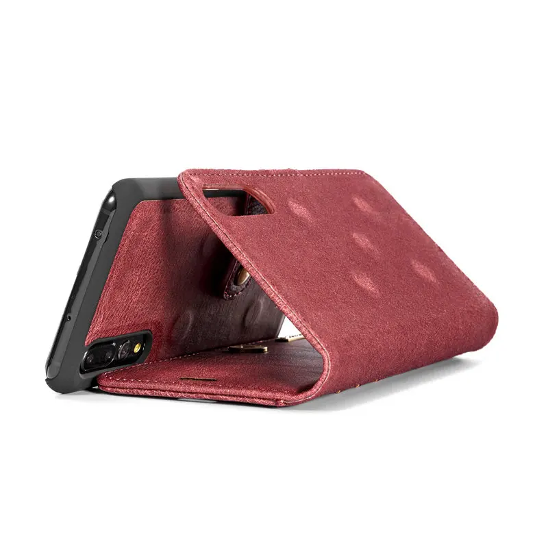 Роскошные Flip Book Cover для huawei P8 Lite 2017 Коврики 9 10 случае 2IN1 съемный Стенд Wallet чехол p20