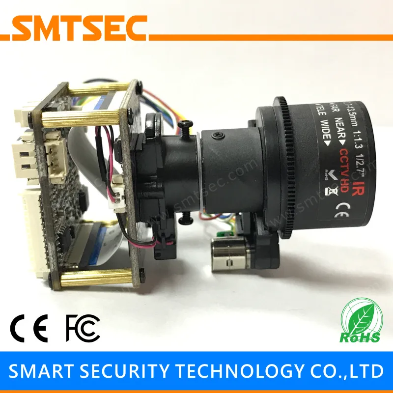 H.265 1/3" Panasonic 34229 CMOS 2MP 1080P Hi3516D PCB Board WDR IP Camera Module with 3MP 2.8-12mm Motorized Focus Zoom Lens |