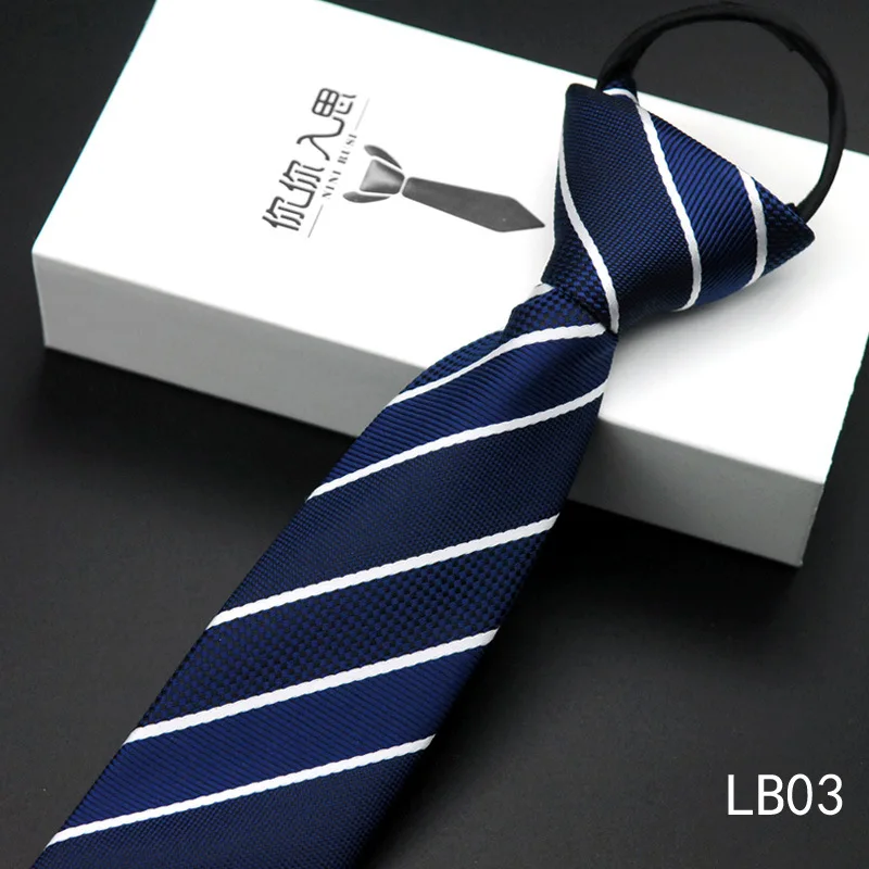 

Factory 5.5CM Classic Mens Skinny Zipper Ties Blue / Red / Purple Stripes Narrow Jacquard Slim Bridegroom Cravatta Neck Tie