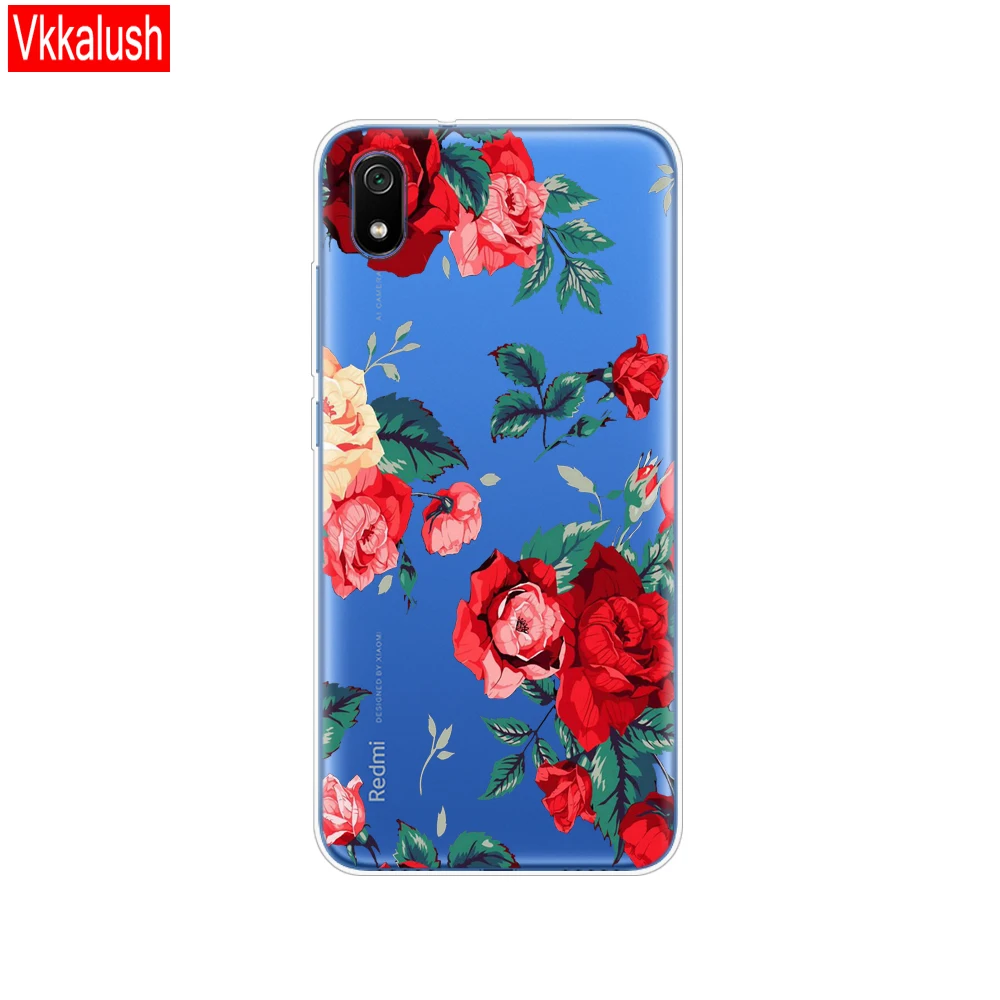 80358 Чехол для Xiaomi redmi 7a, чехол s, полная защита, Мягкая силиконовая задняя крышка из ТПУ для redmi 7 A, бампер для redmi 7a, защитная задняя крышка - Цвет: 80358