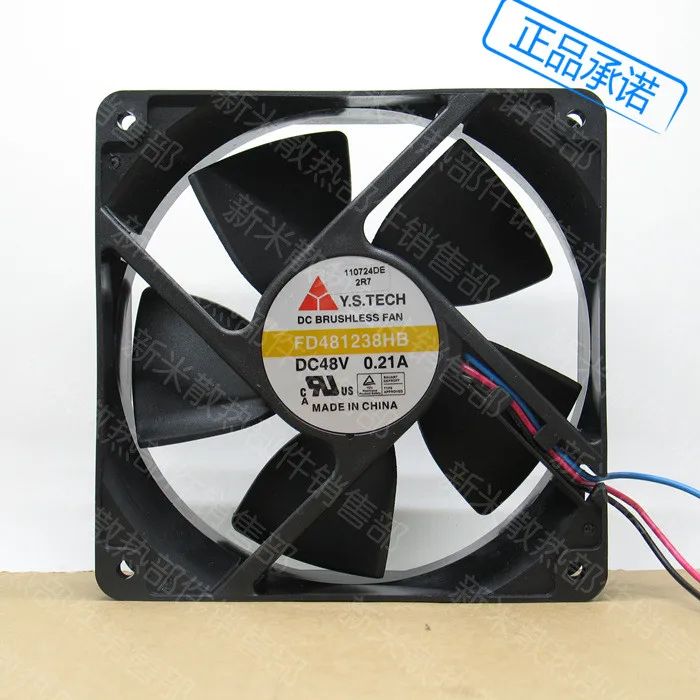 

Новый вентилятор охлаждения Y.S.TECH FD481238HB 12038 DC48V 0.21A 12 см