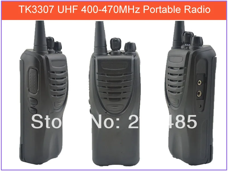 TK-3307 UHF 400-470MHz 16 RF Channels 4Watt  Portable Two way Radio/Transceiver