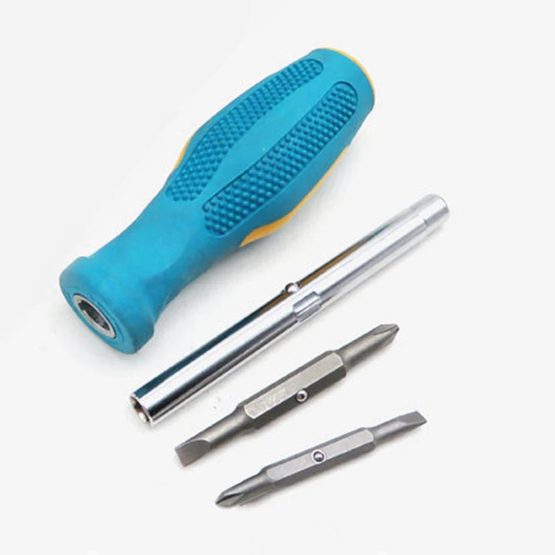 Синий Набор отверток с 4 в 1 Бит Комплект включающий себя перекрестные слова рукав