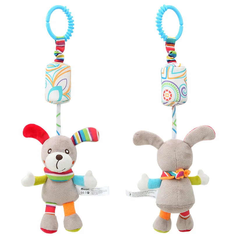 Model 2 Погремушка игрушки для ребенка милый щенок пчела коляска игрушка погремушки мобильный для ребенка тележка 0-12 месяцев младенческая кровать подвесной подарок - Цвет: Model 2
