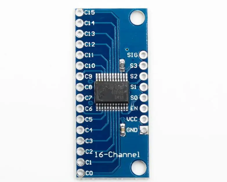 16 канальный аналоговый цифровой мультиплексор CD74HC4067 разъем модуля