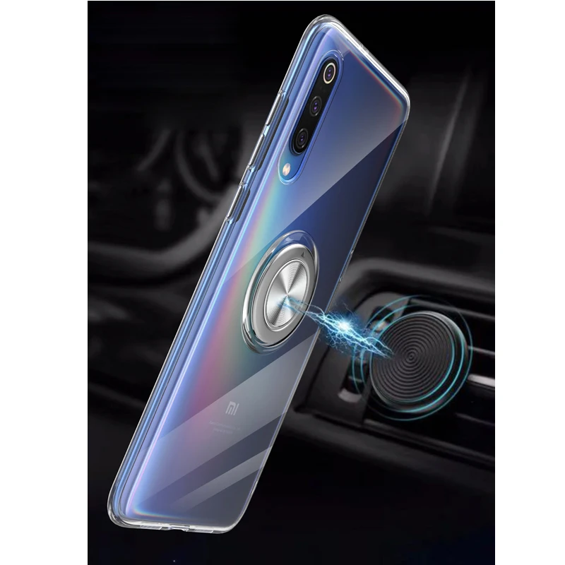 Mi 9 чехол Xiaomi mi 9 чехол Роскошный прозрачный мягкий силиконовый защитный чехол для mi 9 прозрачный чехол