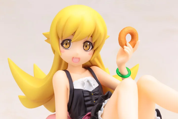 Лидер продаж 1 шт. фигурка японского аниме из ПВХ 12 см Nisemonogatari Oshino Shinobu черное