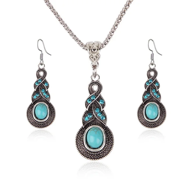 Лидер продаж модное овальное подвесное ожерелье с искусственными кристаллами