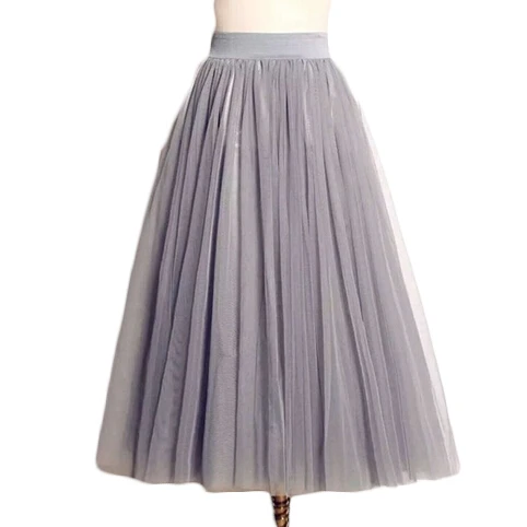 Лето женщины туту юбки тюль макси миди высокое качество старинные