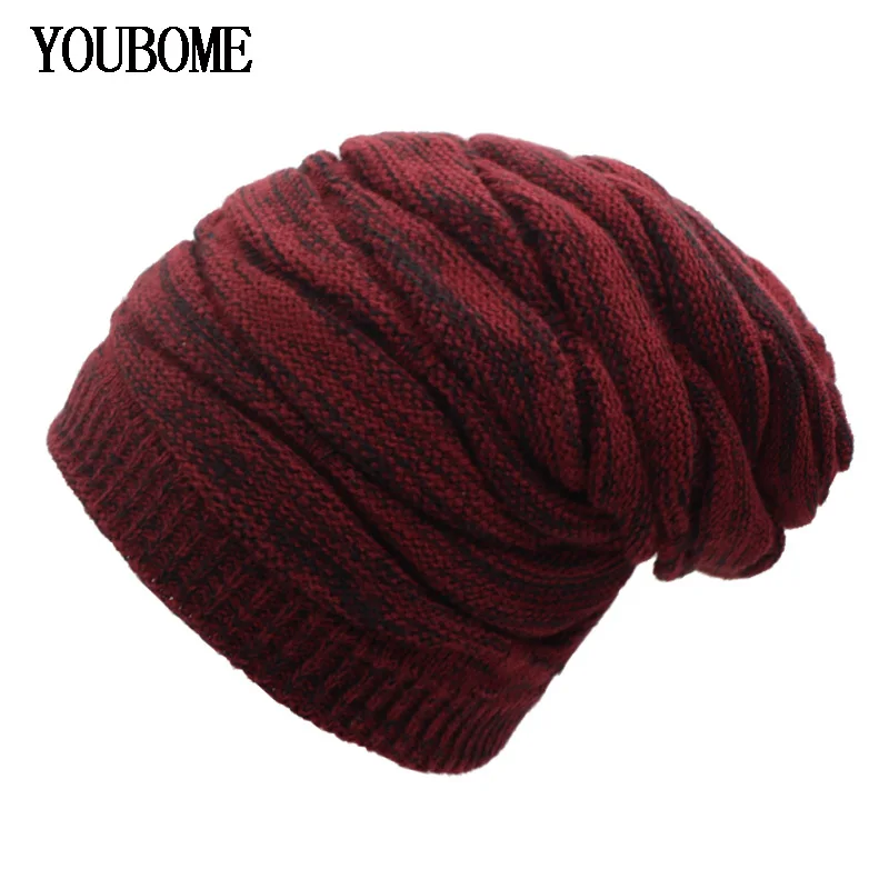 

YOUBOME зимние шапки для мужчин Skullies Beanies вязаная шапка женская маска Мужская уплотненная теплая шапка Gorras вязаная шапка зимняя шапка