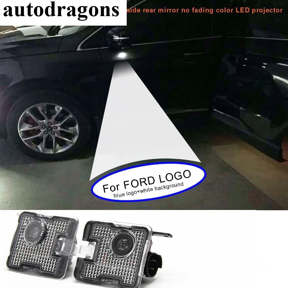 Зеркало заднего вида autodragon проектор с логотипом Линкольн MKT для JEEP CHEROKEE Benz W219|ghost