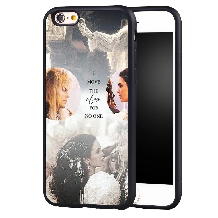 lack Labyrinth Movie Only Forever Soft Silicone Full Protective case Cover For iPhone X 8 7 7Plus 6 6S Plus 5 5S SE |