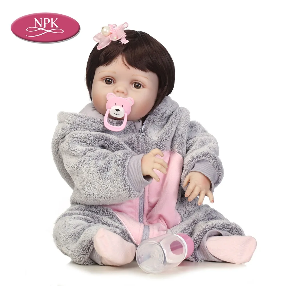NPK Reborn Baby полностью силиконовая кукла игрушки 57 см реалистичные куклы принцессы