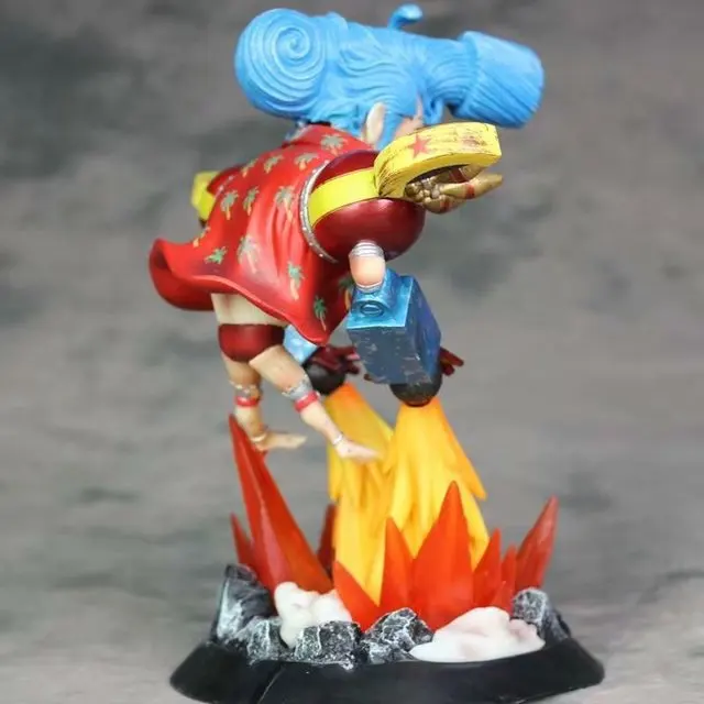 21 см аниме Одна деталь фигурки Брук Eustass малыш Franky Figurs Рисунок ПВХ модели игрушки