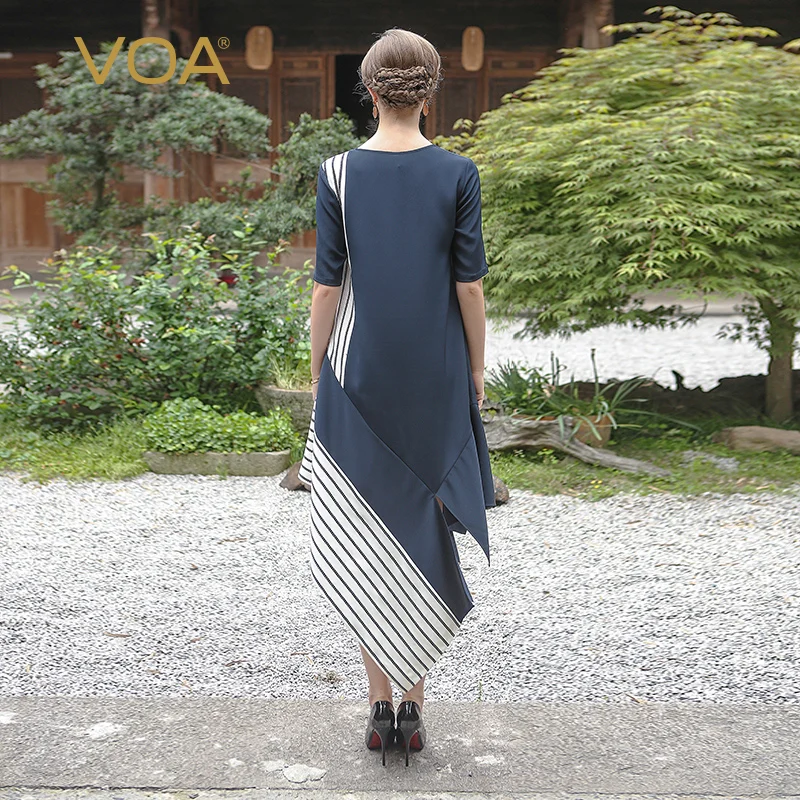 Платье VOA женское повседневное длинное с коротким рукавом | Женская одежда