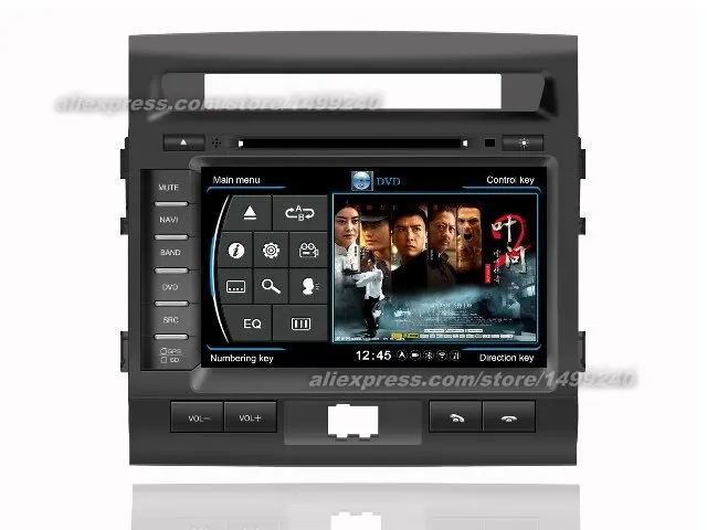 Для Toyota Land Cruiser LC 200 2008 ~ 2013 Автомобильная навигационная система GPS + радио ТВ DVD iPod BT