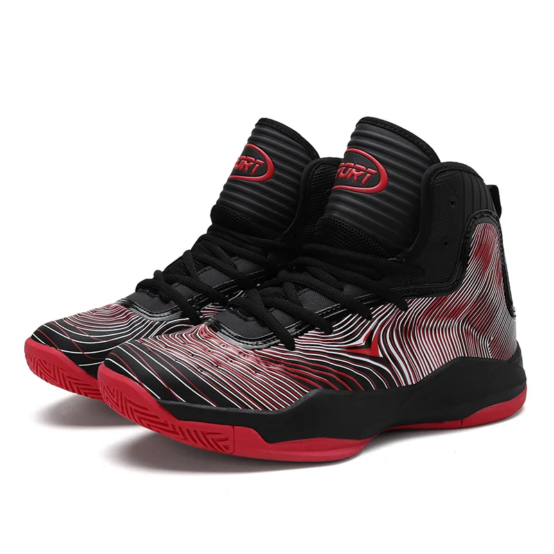 Мужские баскетбольные высокие кроссовки для мальчиков спортивная обувь