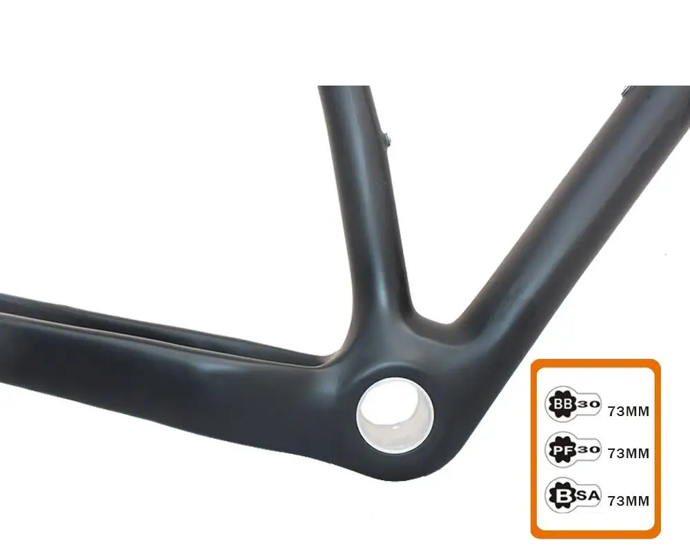 Полностью углеродная рама mtb горный велосипед велосипедная Рама 142x12 через ось и