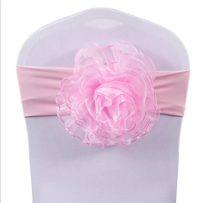 Доставка 100 шт. новинка стул из органзы с поясом и бантом украшение для