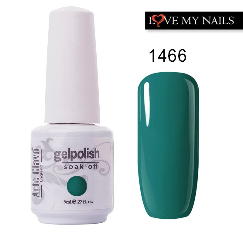Arte Clavo 85 цветов Гель-лак для ногтей розовое золото Nagellack Профессиональный лак vernis Полупостоянный розовый гель для ногтей - Цвет: 1466