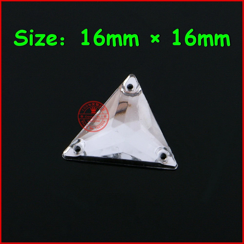 50pcs/lot 16*16mm Shiny TR Sew On 2 Holes White Rhinestone Crystal Stone Women DIY Jewelry For Wedding Dress Clothes | Дом и сад