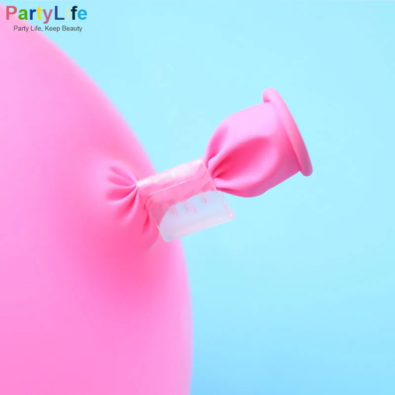 Латексные шары 100 шт./лот белый пластиковый зажим для уплотнения аксессуары