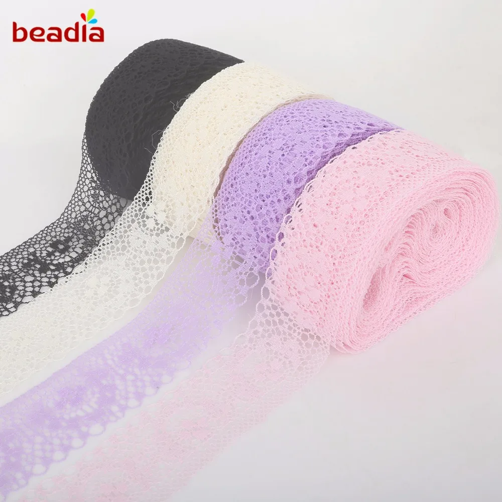 10 ярдов/партия кружевная лента ширина 4 см|lace ribbon|lace trim fabrictrim fabric |