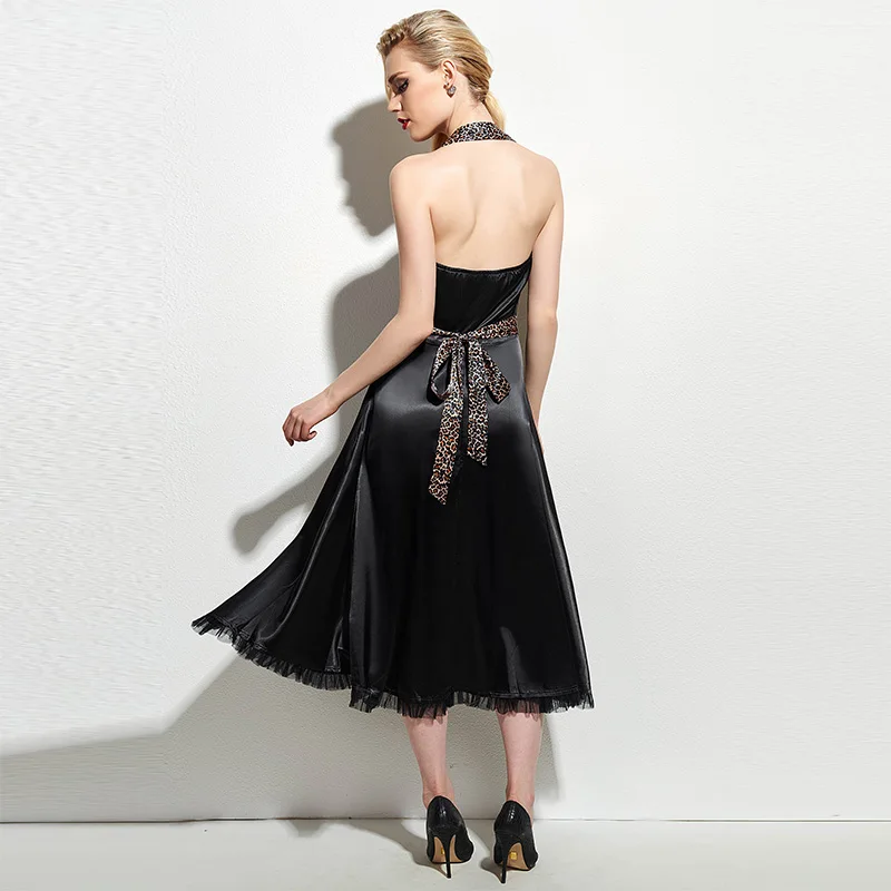 Для женщин летние платье на бретелях пояса спинки Vestidos сексуальные качели халат