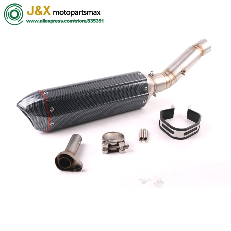 Выхлопная система мотоцикла средняя труба + глушитель для HONDA CBR500 CBR400 CBR500R 2013-2015