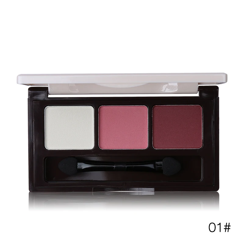 01 Wodwod Earth color матовые тени для век палитра бровей контуринг макияж обнаженные тени для век Натуральная Минеральная пудра с кистью набор инструментов - Цвет: 01
