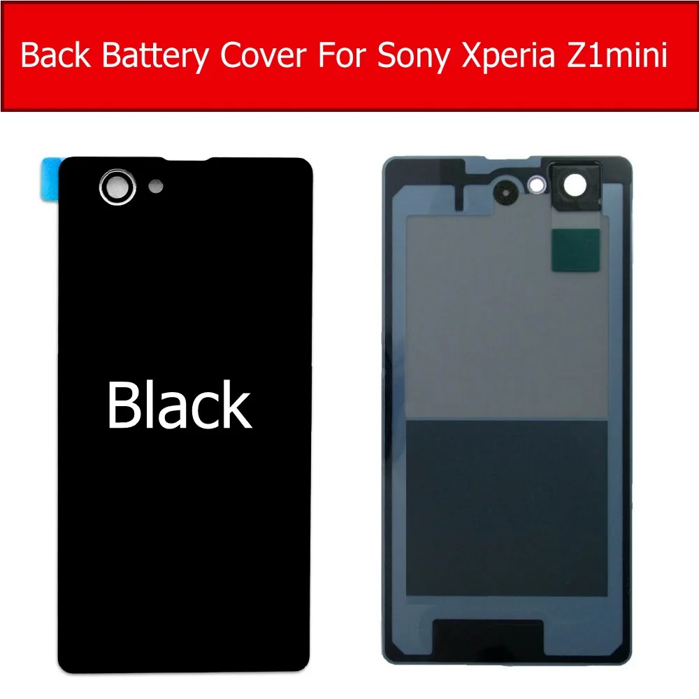 Задняя крышка батарейного отсека стеклянная для Sony Xperia Z1 Mini / Compact M51W D5503 задняя
