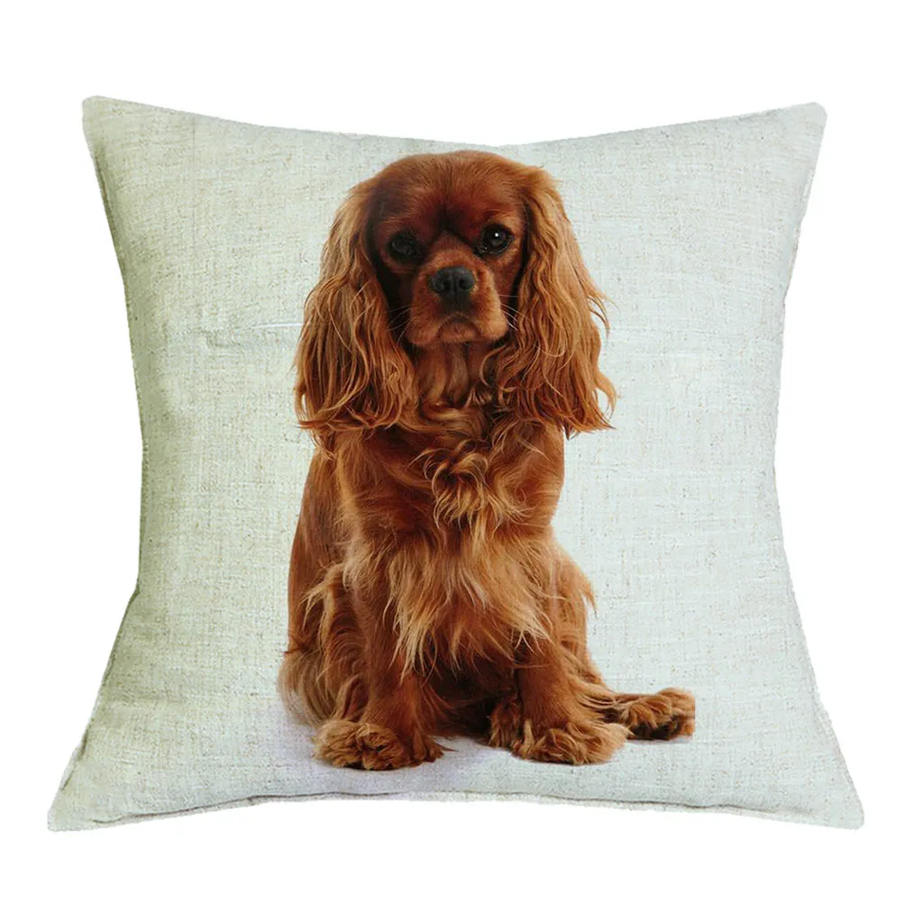 Кавалер король Шарль спаниель Наволочка 43X43 см наволочки наволочка спальня