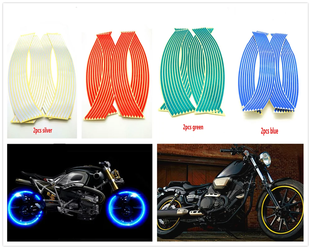 Светоотражающая наклейка на колесо мотоцикла для HONDA CBF600 SA CBR600F hoRnet 250 cb400 CB599 CB600