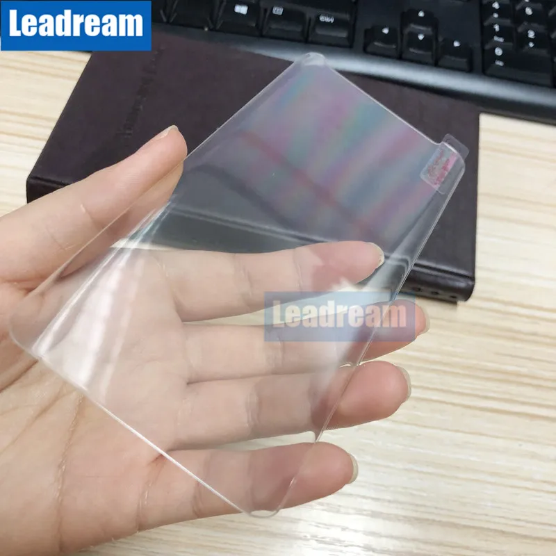 Оптовая продажа 100 шт прозрачный чехол из закаленного стекла 3D для SAMSUNG S10 S9 S8 Plus Note