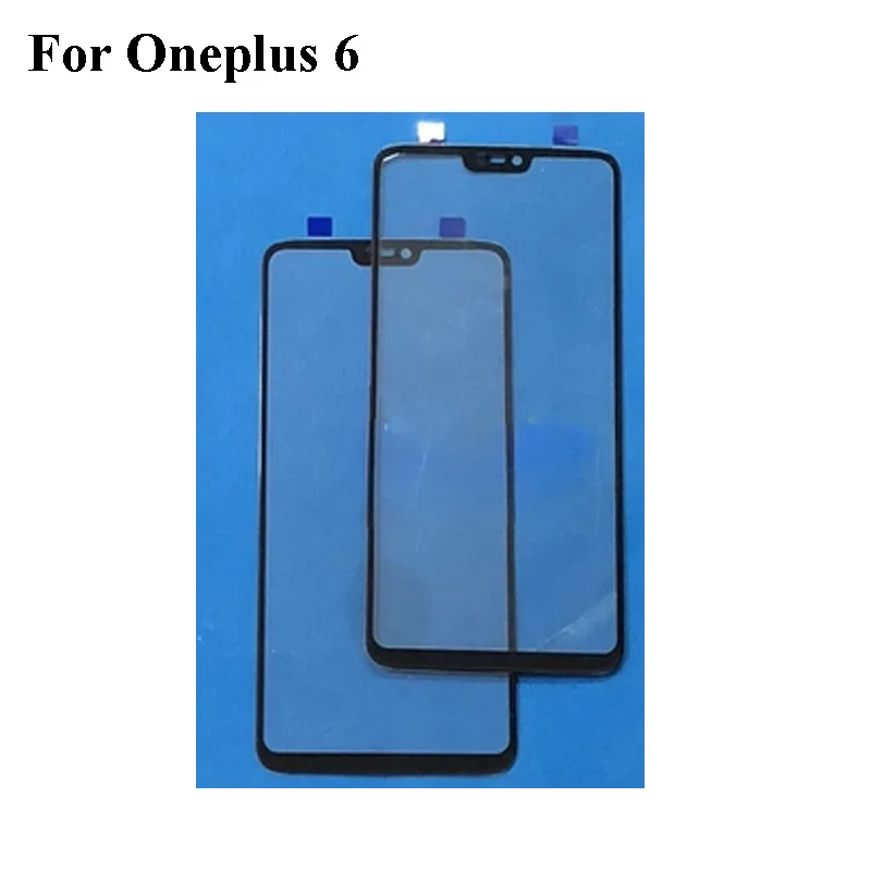 Для One plus 6 шесть передних внешних стеклянных линз Ремонт сенсорного экрана