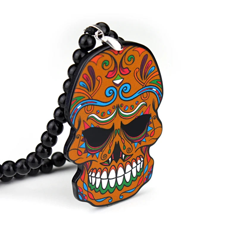 Новый автомобильный Модный кулон Noizzy в виде сахарного черепа JDM украшение для