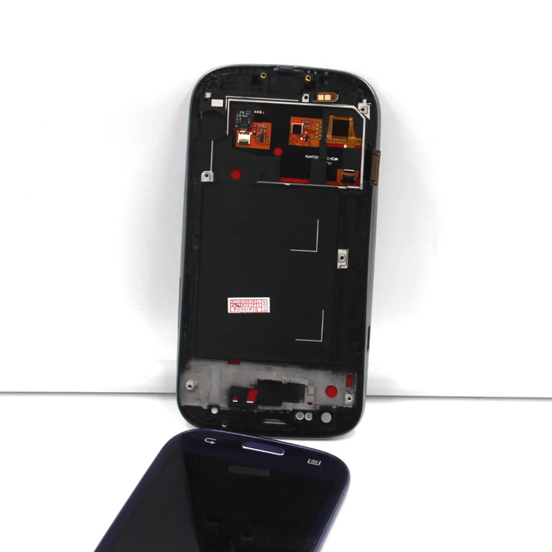 I9300 дисплей для Samsung Galaxy S3 III i9300 ЖК с сенсорным экраном дигитайзер сборка рамкой