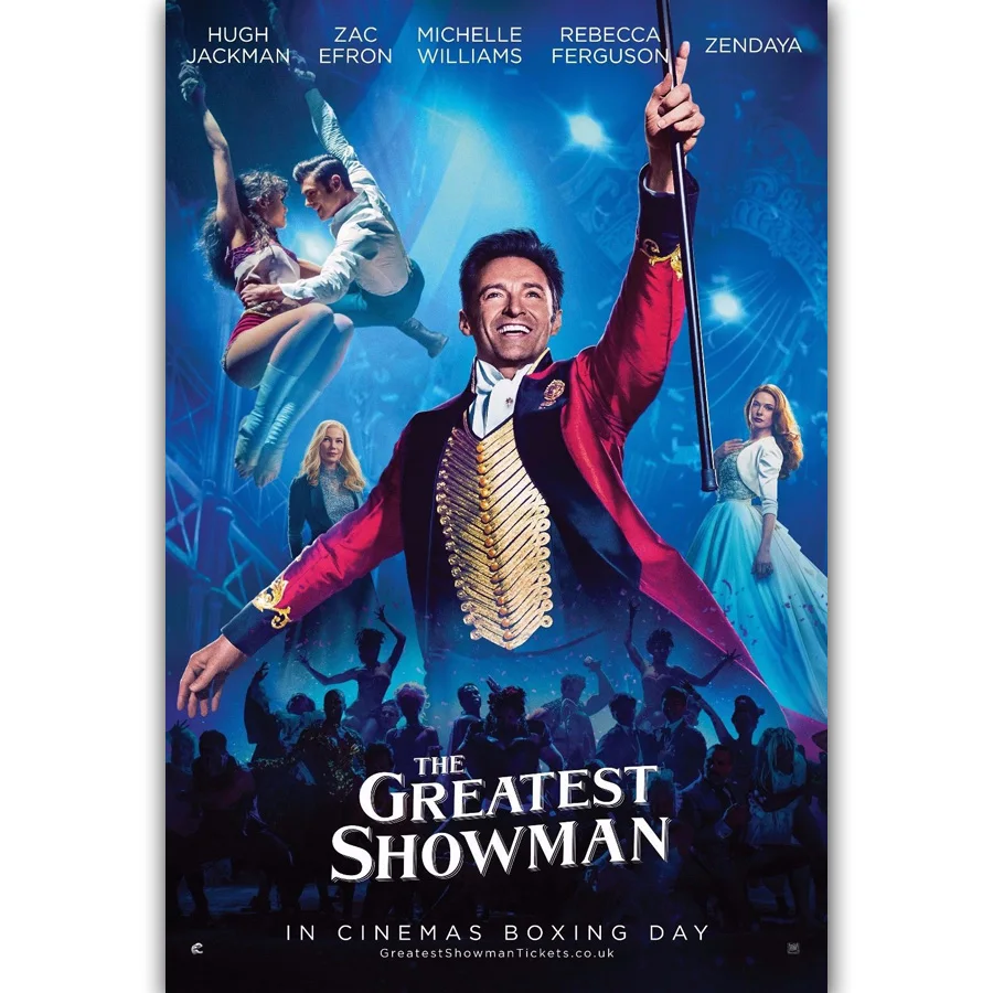 Великолепный кинопостер FX363 по мотивам фильма Showman Hugh Jackman Мишель Уильямс