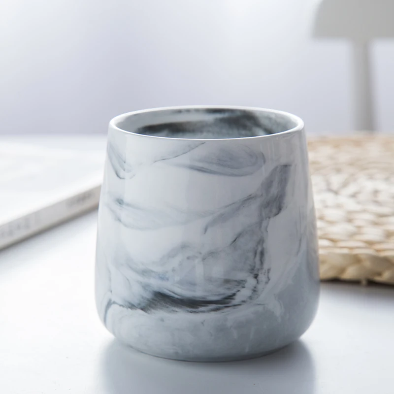 4 цвета 380 мл креативная керамическая кружка с мраморным узором чашка для чистки