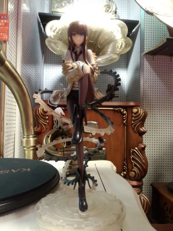 Huong Аниме Фигурка 21 см Steins Gate Makise Kurisu 1/8 весы ПВХ фигурка Коллекционная модель