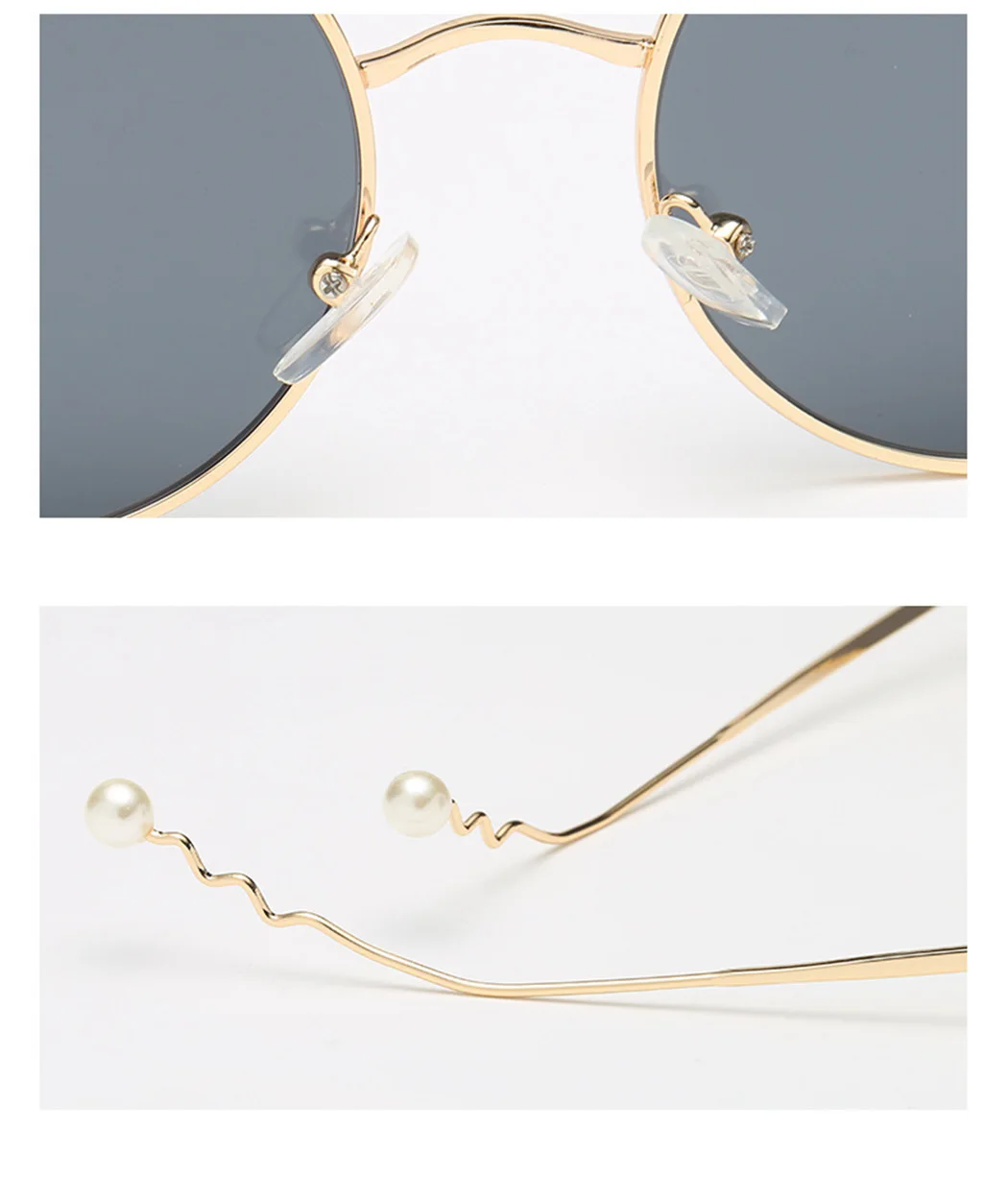 Модные кошачий глаз солнцезащитные очки с жемчугом Женские винтажные женские