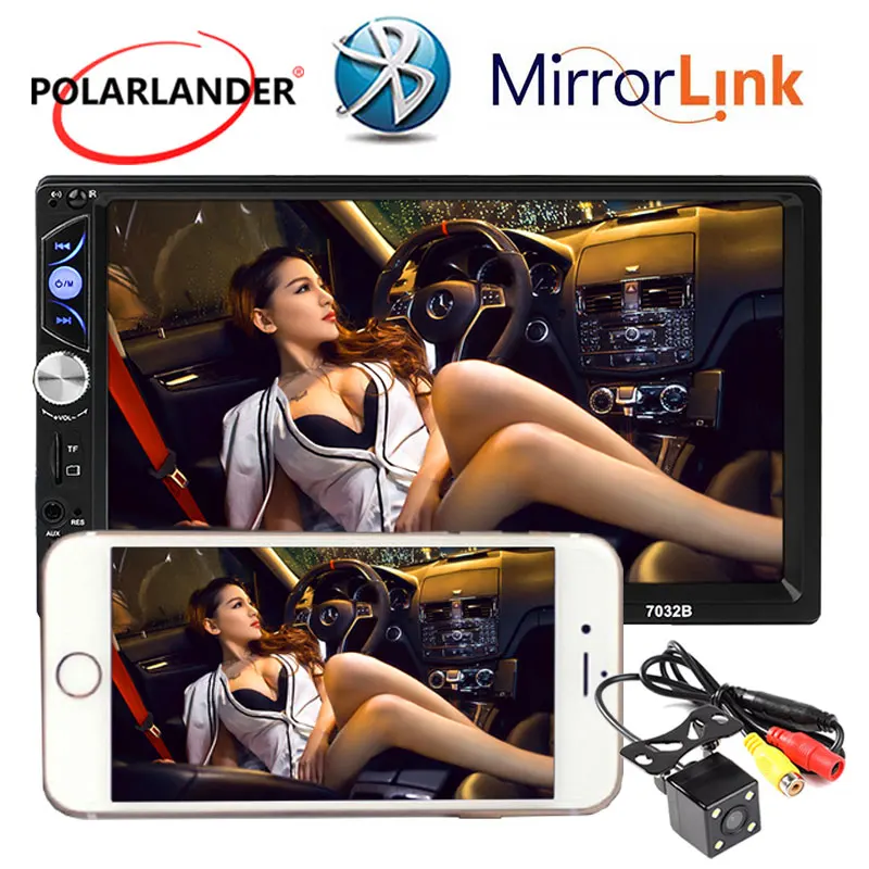 Зеркальная связь стерео MP5 плеер 2DIN USB/AUX/FM/SD многоязычный Bluetooth Android экран